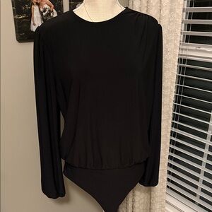 Elegant Black Women's Bodysuit